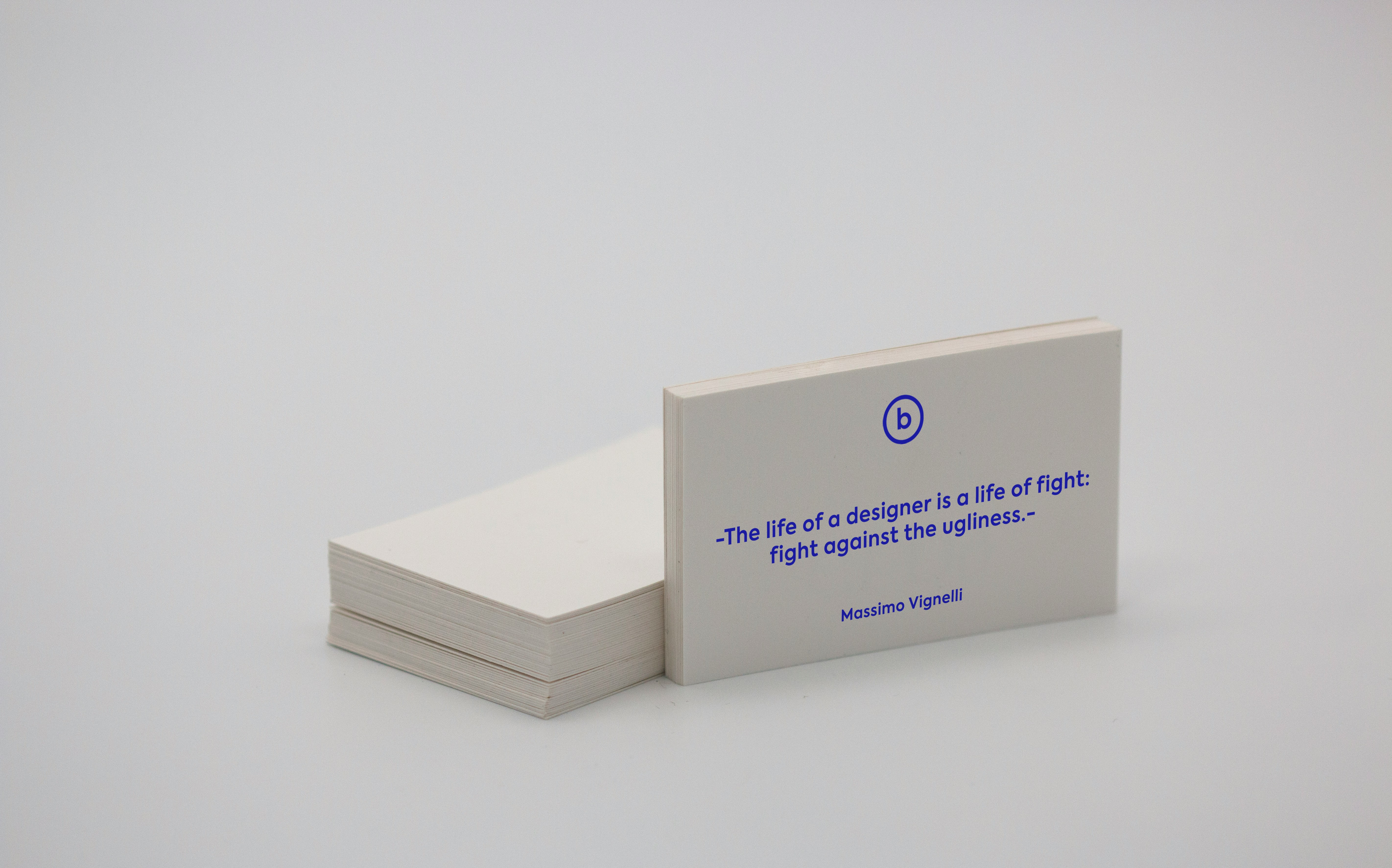 Voorbeeld ontwerp visitekaartje